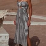 Vestido Victoria listrado